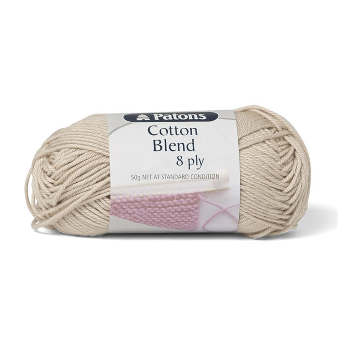 * Patons Cotton Blend 8ply Buy On-line - Avalon Fabrics and Craft