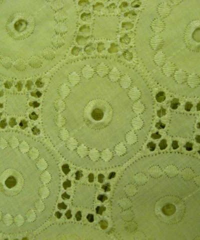Yellow Broderie Cotton